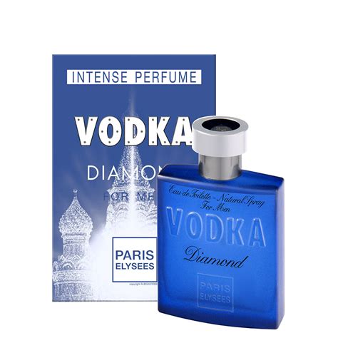 PARIS ELYSEES Vodka Diamond Perfume for Men 3.3 fl oz Eau .